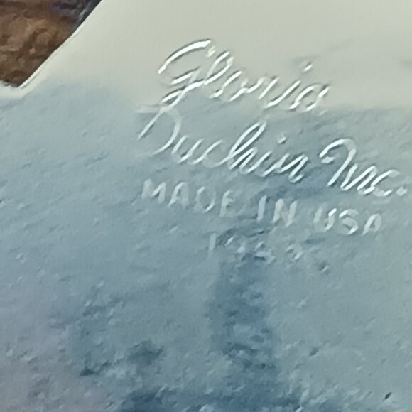 Goldtone Gloria DUCHIN CHRISTMAS ORNAMENTS 80s, Lot of 3 - Picture 2 of 10